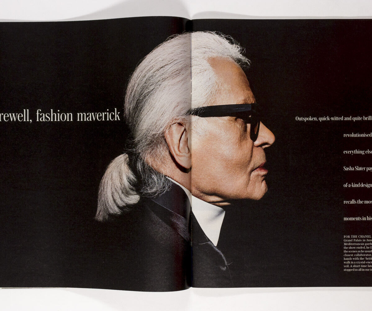 KARL LAGERFELD Ines de Fressange TOM FORD Charlotte Rampling TELEGRAPH MAGAZINE