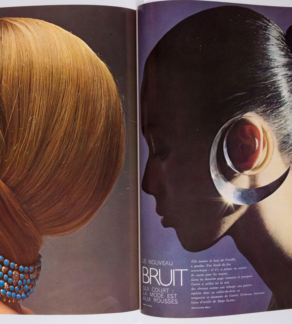 Catherine Deneuve GUY BOURDIN Jean Shrimpton SARAH MOON Paris Vogue August 1969