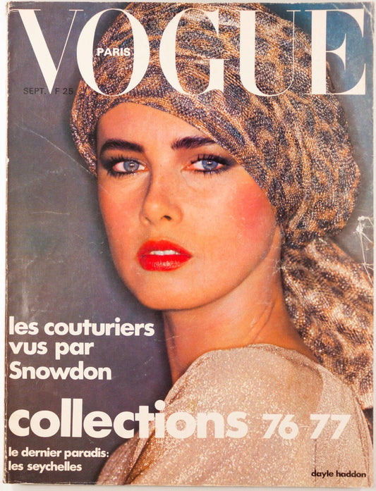 Dayle Haddon GUY BOURDIN Sophia Loren RAMPLING Snowdon HELMUT NEWTON Paris Vogue