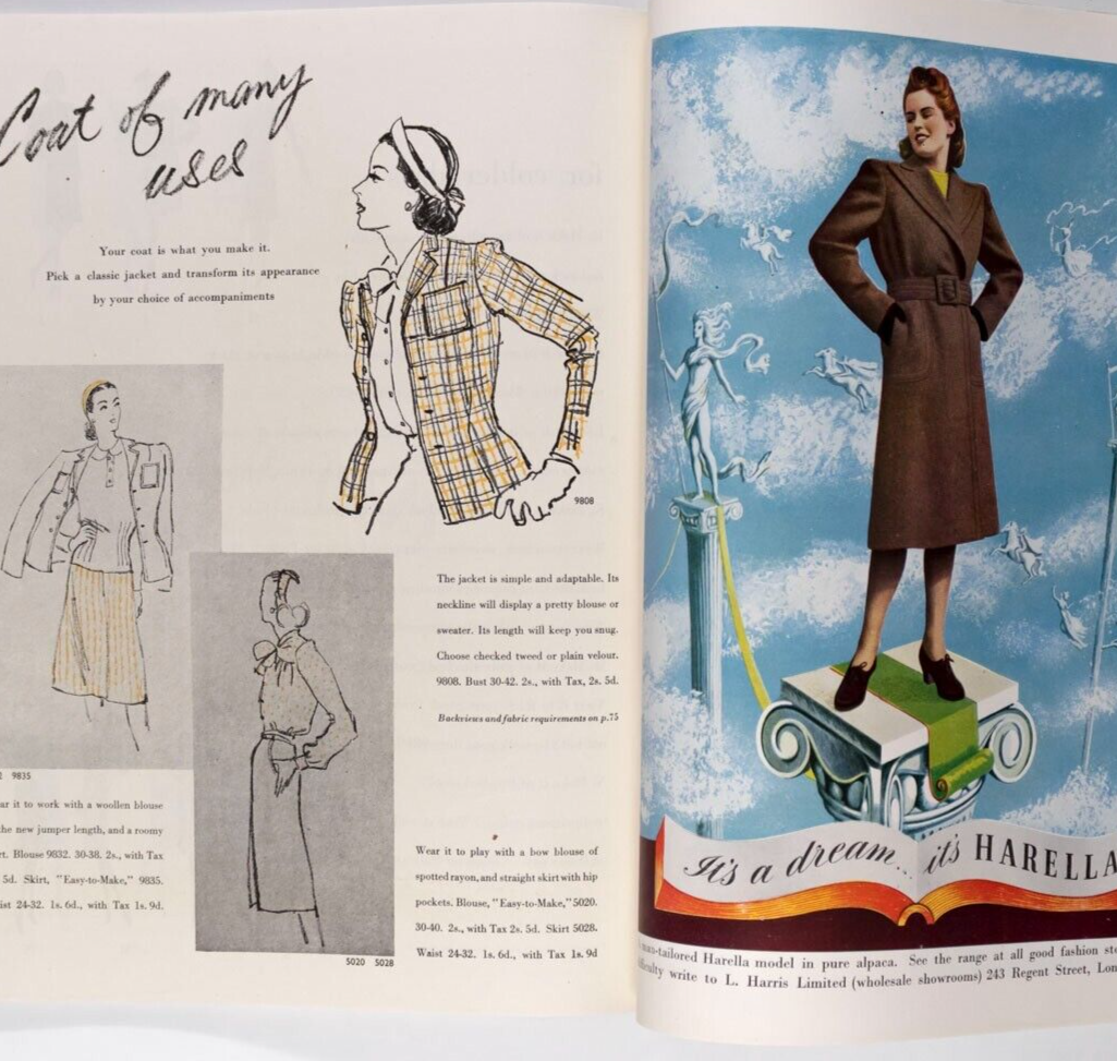 LEE MILLER Cecil Beaton NORMAN PARKSINSON Vogue Sept 1944 Margot Fonteyn RJD vtg