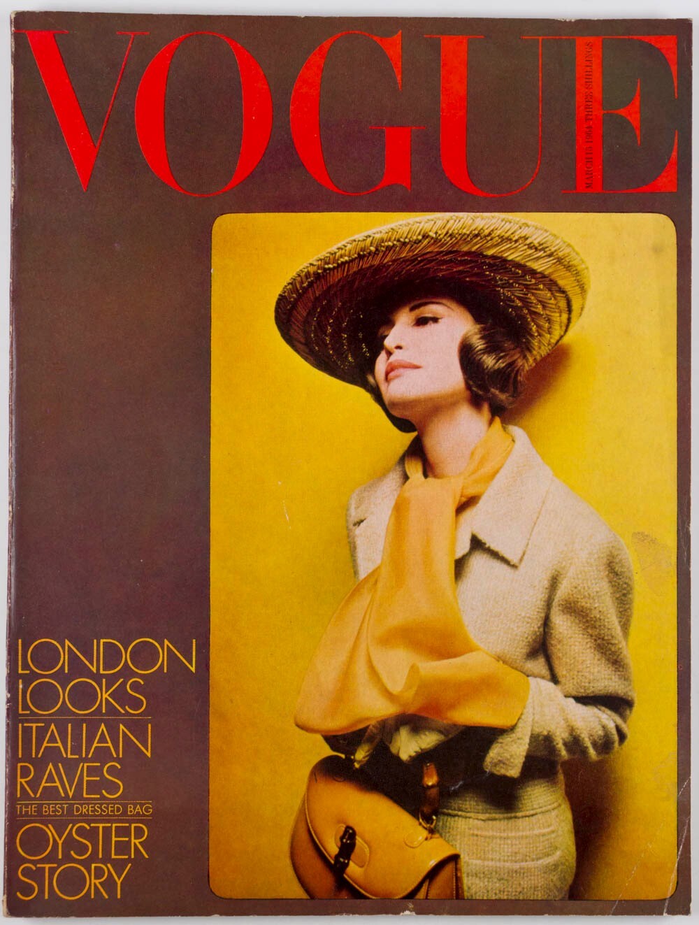 JEAN SHRIMPTON John Lennon APRIL ASHLEY Vogue March 1964 Biba CHANEL vtg MOD UK