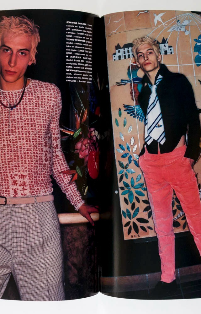 ATESH Tatjana Patitiz MARCUS SCHENKENBERG Vogue Hommes International 1994 Weber