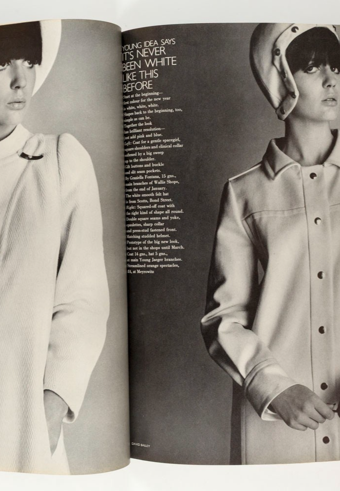 Chrissie Shrimpton MEXICO Veruschka BAILEY Vogue January 1966 60th birthday gift