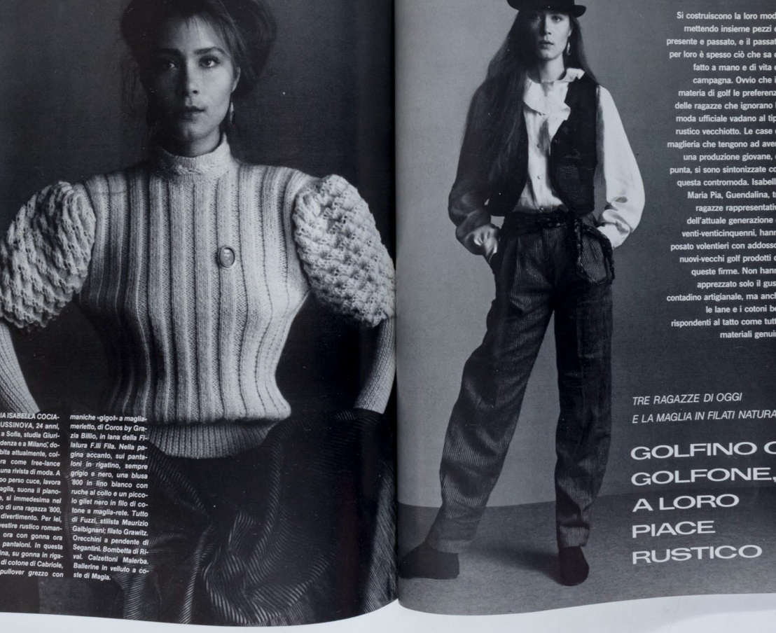 Lisa Ryall GUY BOURDIN Antonio Lopez VOGUE ITALIA March 1982 Deborah Turbeville