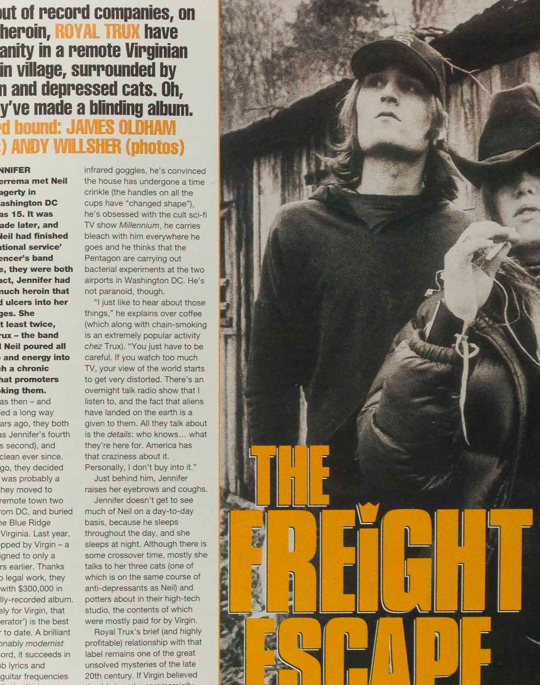 JEFF BUCKLEY Coen Brothers SONIC YOUTH Royal Trux NME MAGAZINE May 1998 Idlewild