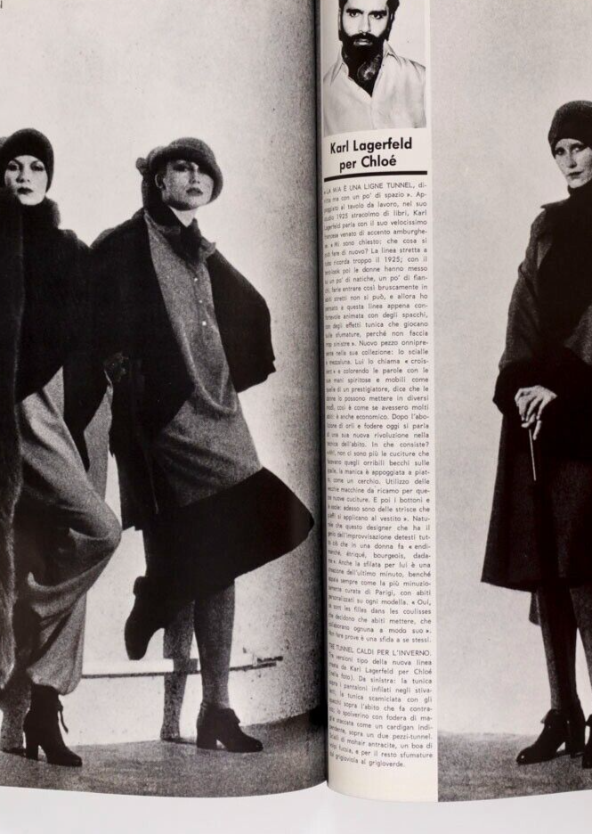Laura Alvarez GIANNI VERSACE Antonio Lopez LAGERFELD Valentino YSL Armani  VOGUE