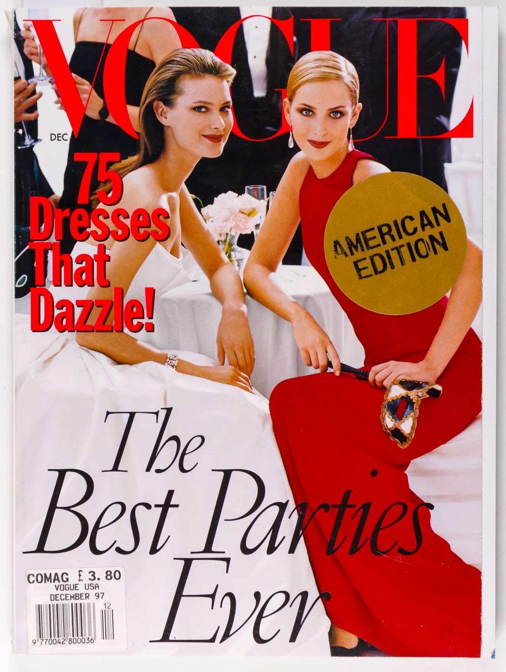 Georgina Grenville SHALOM HARLOW Stella Tennant VOGUE December 1997 Karen Elson