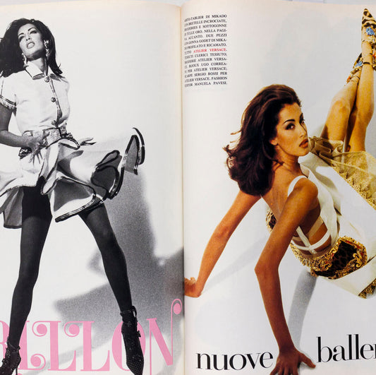 Linda Evangelista CHRISTY TURLINGTON Helena Christensen CARLA BRUNI Vogue Italia