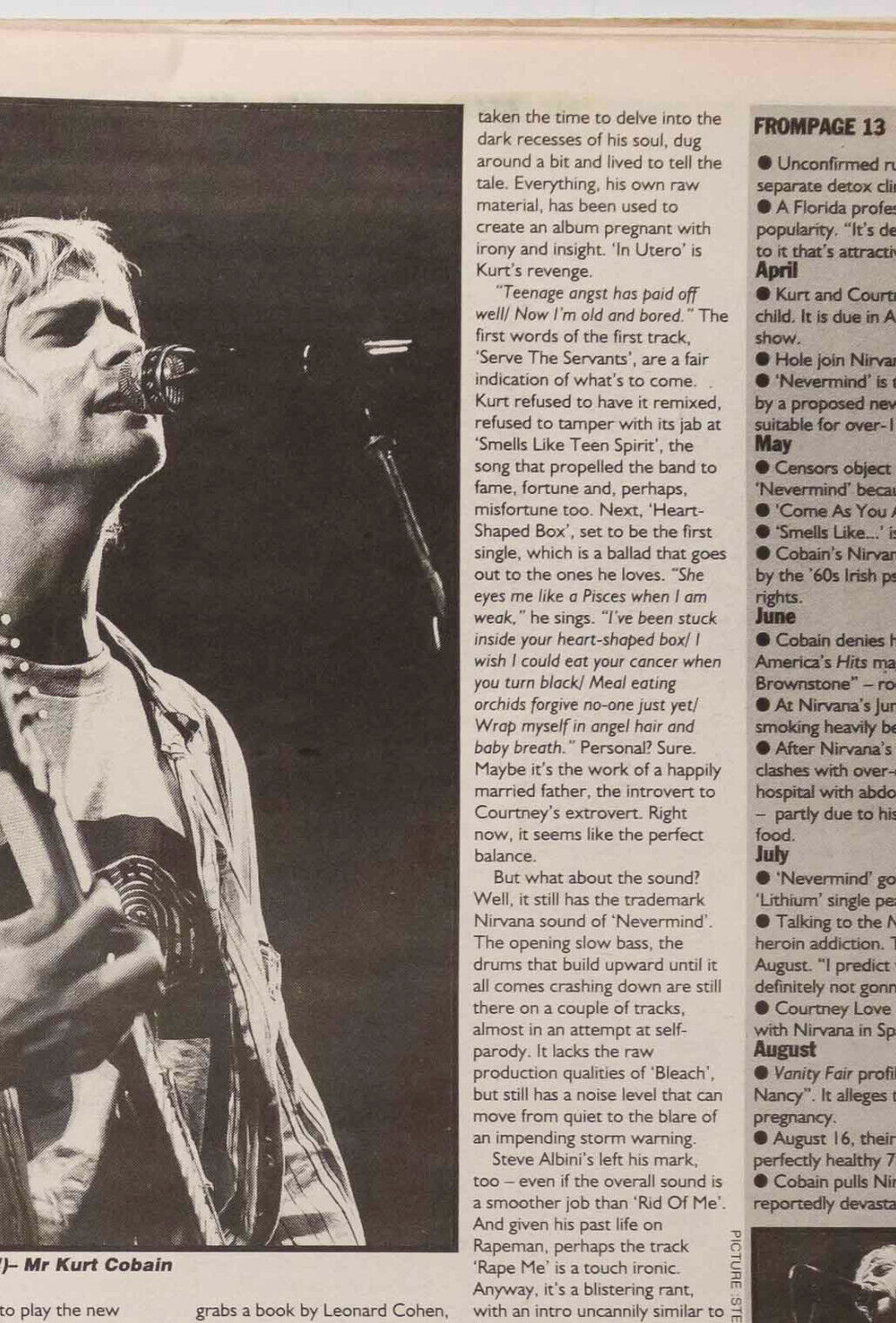 NIRVANA Kurt Cobain COURTNEY LOVE Smashing Pumpkins NME July 1993 Prince SUEDE