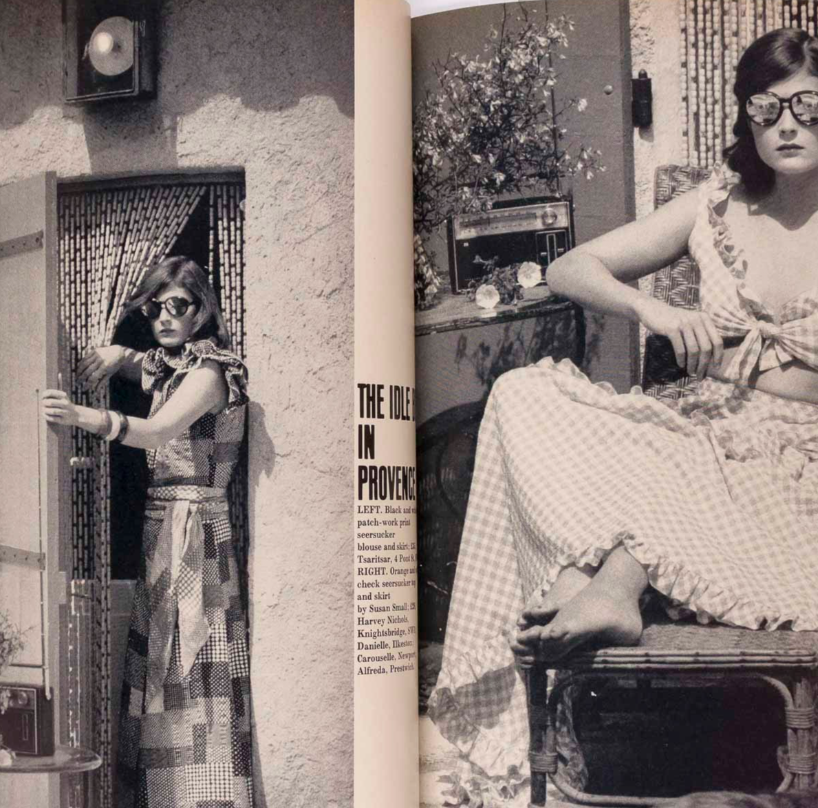 ZANDRA RHODES Helmut Newton FREDERICK FORSTYTH Anna Wintour HARPER'S June 1972