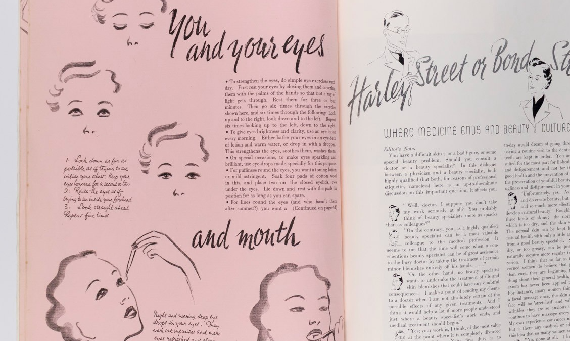 NORMA SHEARER Artur Ernesto Teixeira Barbosa VOGUE BEAUTY BOOK August 1936 vtg