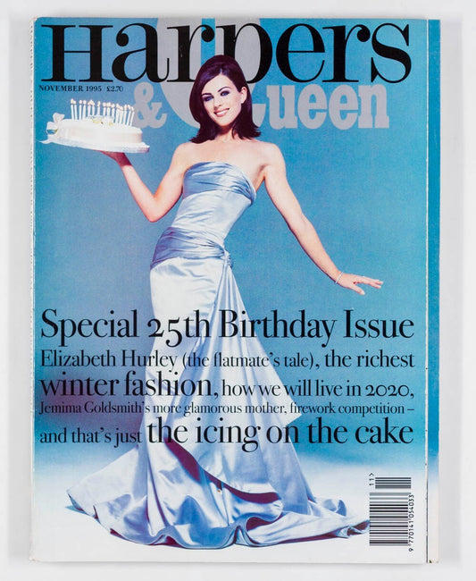 ELIZABETH HURLEY Julianne Moore FIONA LEWIS Harper's & Queen 1995 November UK