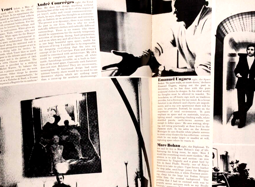 Anna Wintour's 1st magazine RICHARD NEVILLE Barzini UK HARPERS BAZAAR March 1970