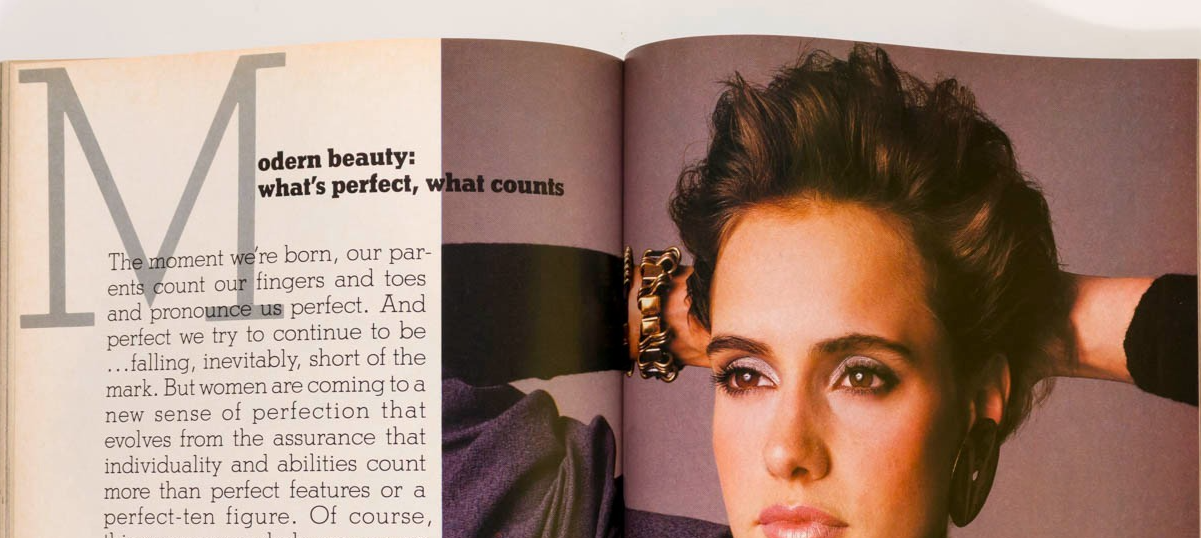 Alexa Singer HELMUT NEWTON Christy Turlington CDG Vogue October 1985 40 birthday