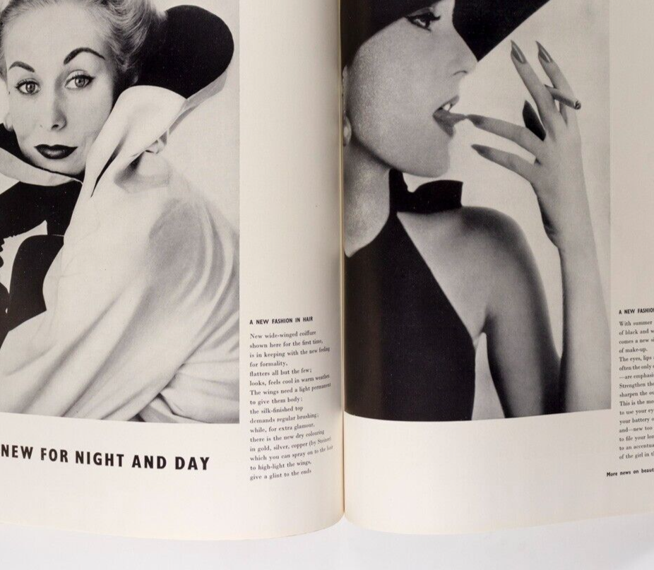 Jean Patchett NORMAN PARKINSON South Africa  VOGUE May 1951 Irving Penn TS ELIOT