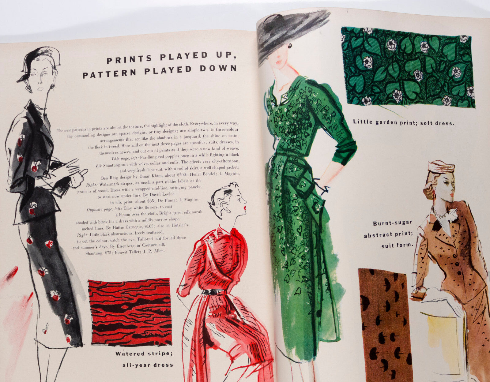 IRVING PENN Jean Patchett RENE BOUET-WILLAUMEZ Vogue February 1951 US Giacometti