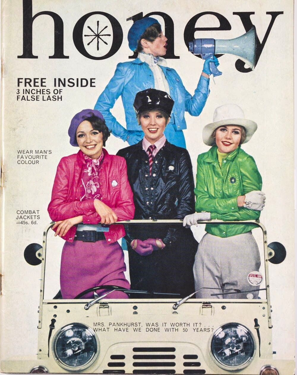 Vanessa Redgrave JULIE CHRISTIE John Cowan DAVID HURN Mary Quant HONEY Magazine