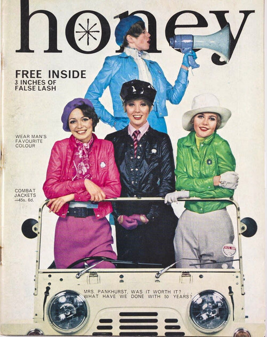 Vanessa Redgrave JULIE CHRISTIE John Cowan DAVID HURN Mary Quant HONEY Magazine