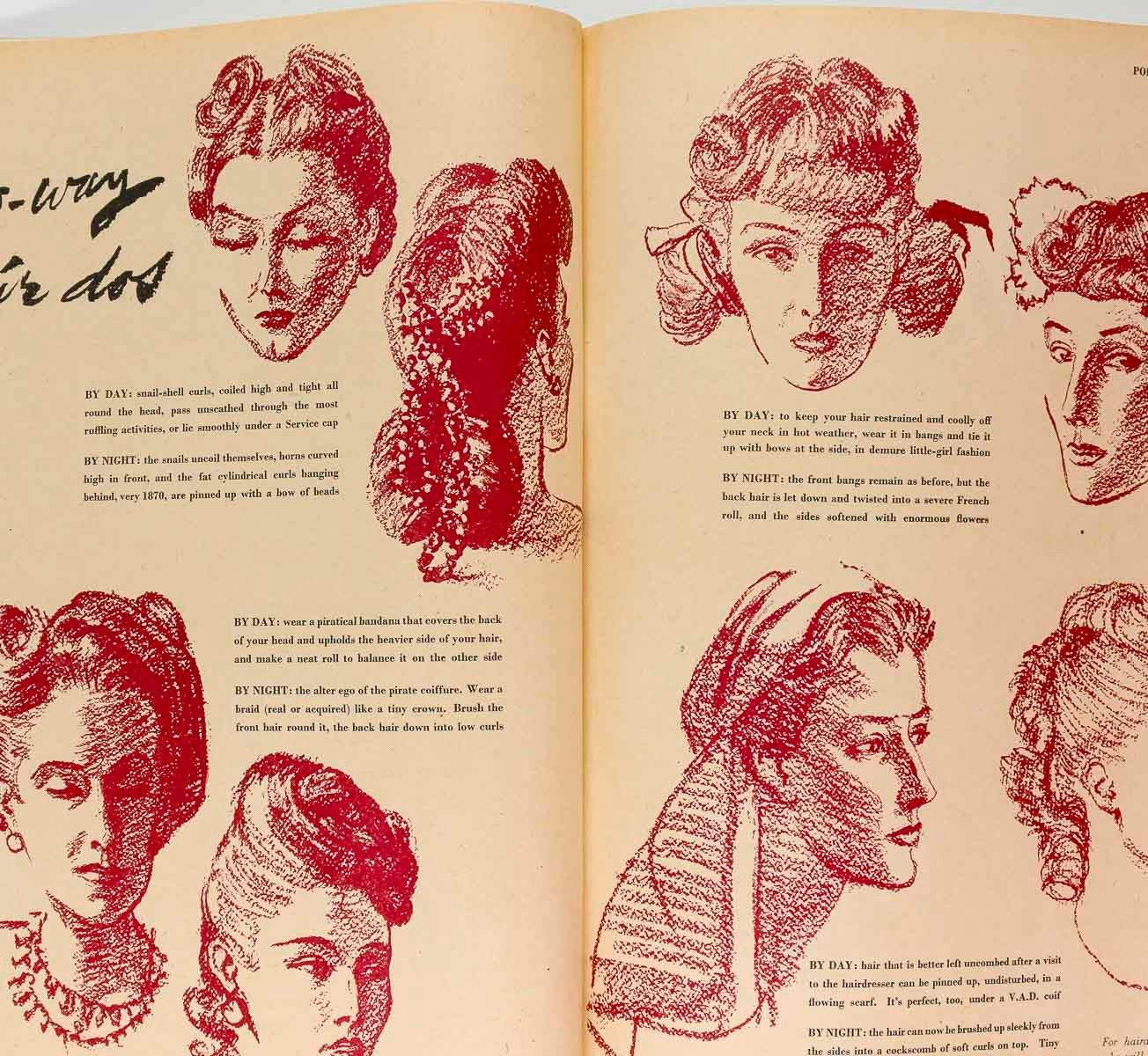 Gene Tierney VIVIEN LEIGH Lee Miller VOGUE August 1941 Norman Parkinson J PAGES