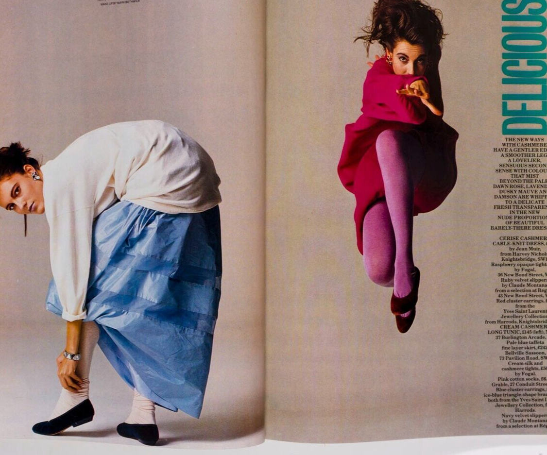 Andie MacDowell NINA SIMONE Joan Severance HARPER'S & QUEEN October 1984 Updike