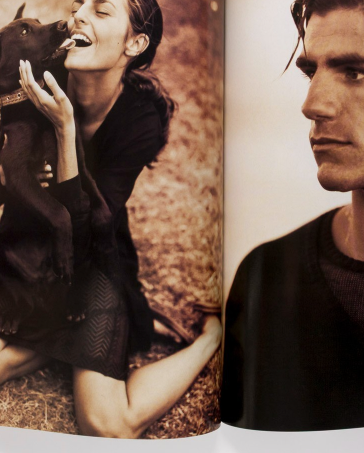 BILLY WHITE Uruguay BRUCE WEBER Roversi L'UOMO VOGUE April 1998 Malaparte PAVESI