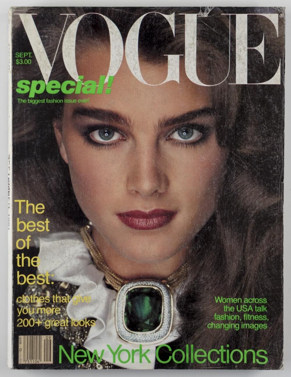 Brooke Shields RICHARD AVEDON Kelly LeBrock DIANA SPENCER vtg 80s VOGUE Sep 1981