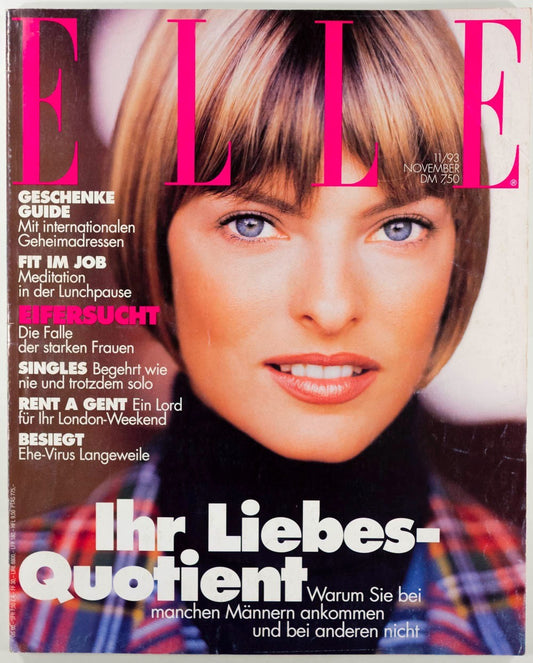 LINDA EVANGELISTA Kristen McMenamy STELLA TENNANT Elle magazine November 1993