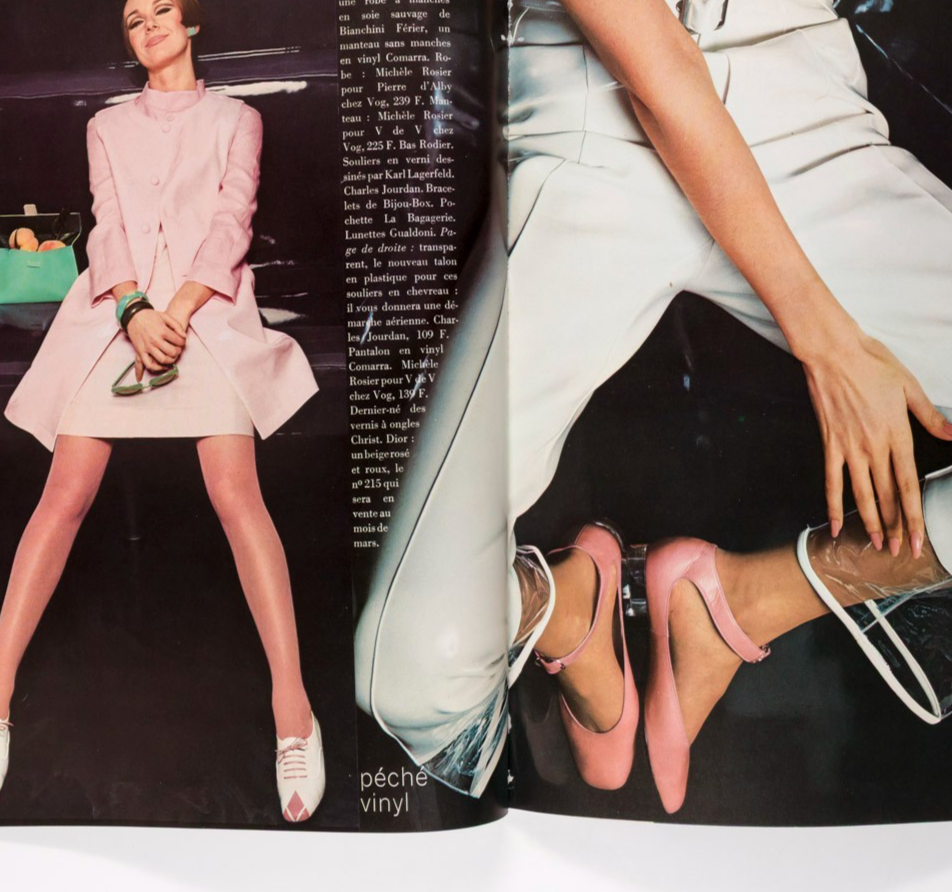 NICOLE DE LAMARGE Guy Bourdin TOM WOLSEY Paris Vogue February 1966 60th birthday