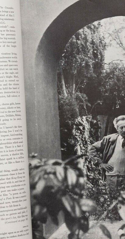Norman Parkinson CHARLIE CHAPLIN Jean Cocteau LEE MILLER Red Rose Vogue 1956 vtg