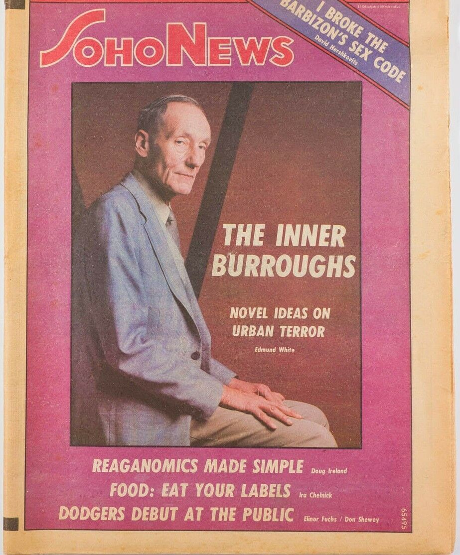 WILLIAM BURROUGHS Robert Mapplethorpe ALLEN GINSBERG Beat SOHO NEWS magazine NYC