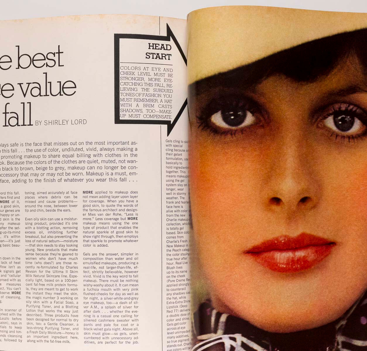 Lauren Hutton CHER Lagerfeld HANAE MORI Halston RENE RUSSO Warhol VOGUE Sep 1974