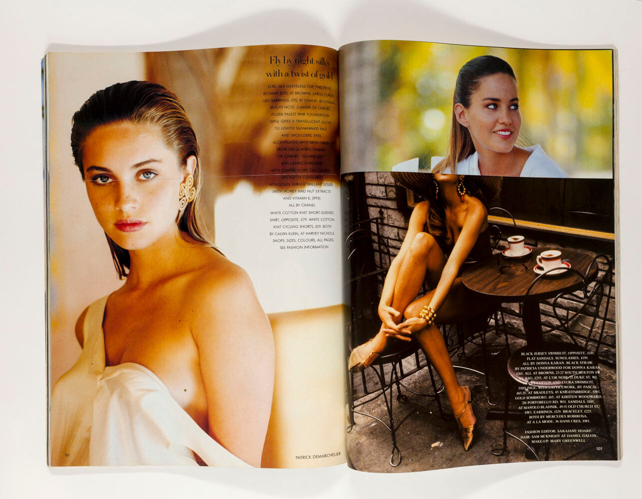 SIGNED by NAOMI CAMPBELL The Super Models VOGUE Cindy Linda Tatjana Christy 1990