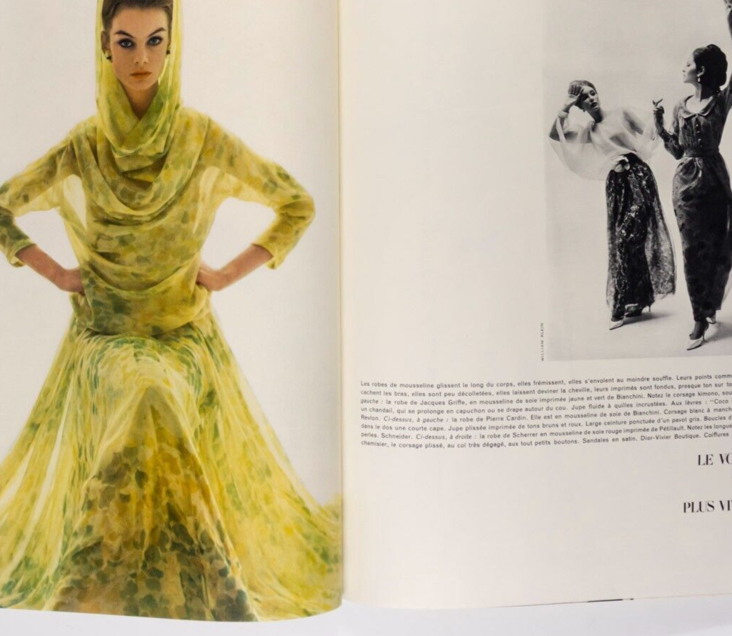 Jean Shrimpton WILLIAM KLEIN Tania Mallet PARIS VOGUE 1963 Balenciaga GIVENCHY