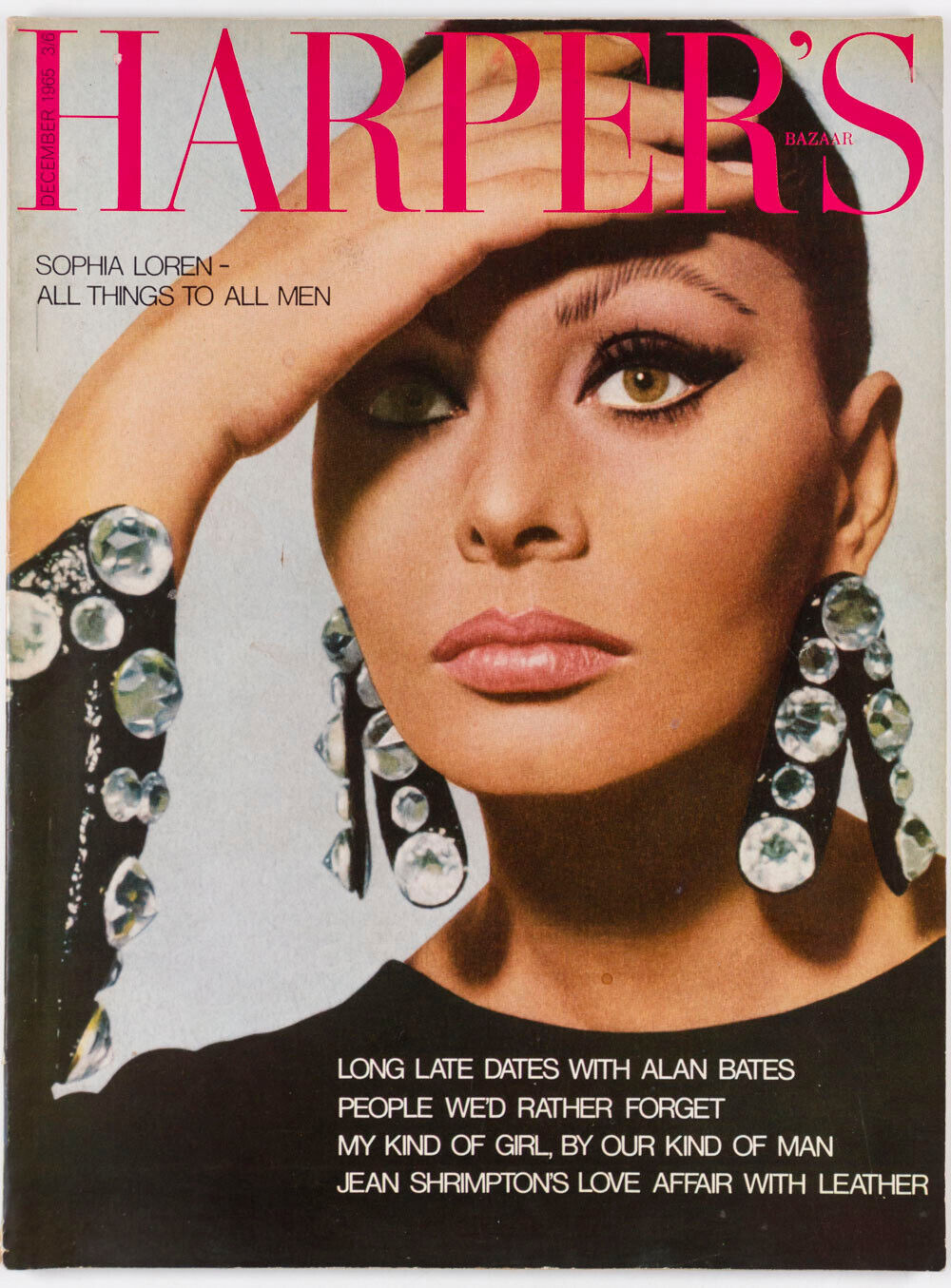 Sophia Loren JEAN SHRIMPTON Elizabeth Ercy ALAN BATES Avedon  UK Harper's Bazaar