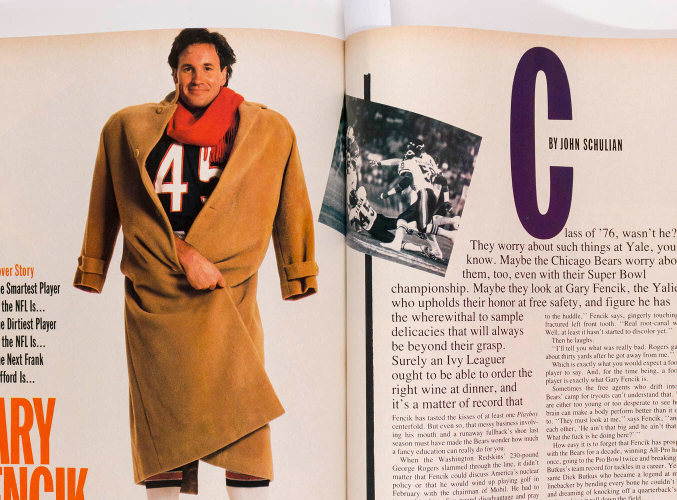 GARY FENCIK Paulina Porizkova JEFF AQUILON Rick Edwards GQ September 1986 Fall