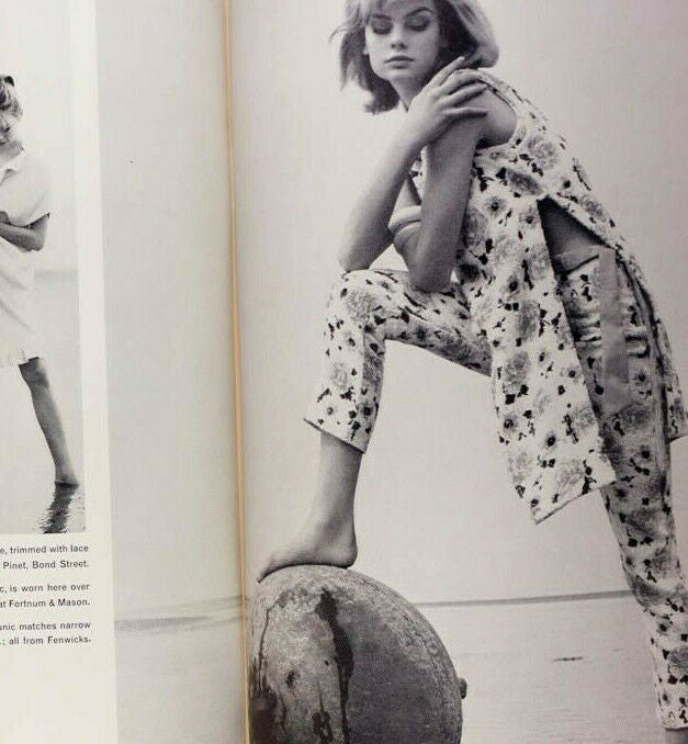 Jean Shrimpton JANE ASHER Dolores Hawkins HARPERS BAZAAR magazine 1962 July UK
