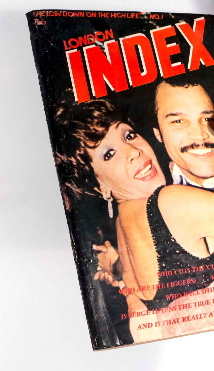 Shirley Bassey JOHN CONTEH Angie Bowie SARAH BRIGHTMAN Index magazine # 1 LUTENS