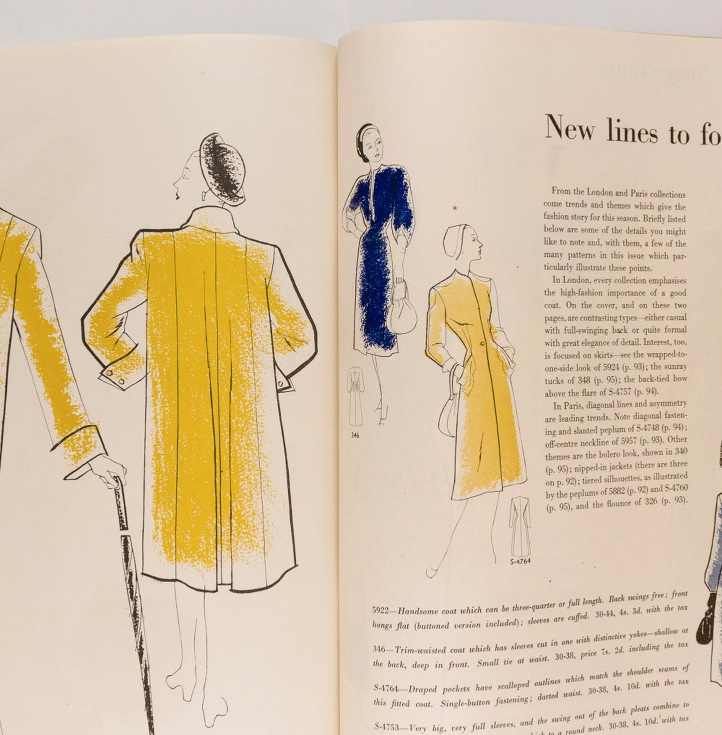 1ST CHRISTIAN DIOR VOGUE Huxley HORST Berard APRIL 1947 Maugham LEE MILLER Paris