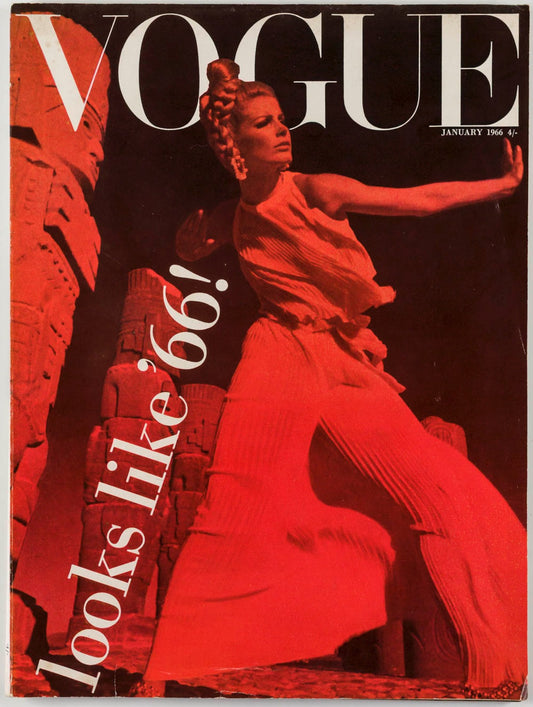 Chrissie Shrimpton MEXICO Veruschka BAILEY Vogue January 1966 60th birthday gift