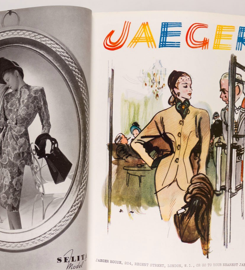 1ST CHRISTIAN DIOR VOGUE Huxley HORST Berard APRIL 1947 Maugham LEE MILLER Paris