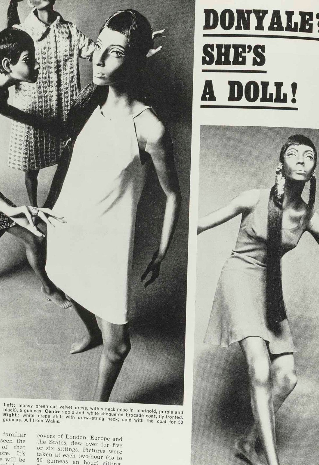 VIVIANE VENTURA Robin Douglas Home DONYALE LUNA Sarah Miles LONDON LIFE magazine