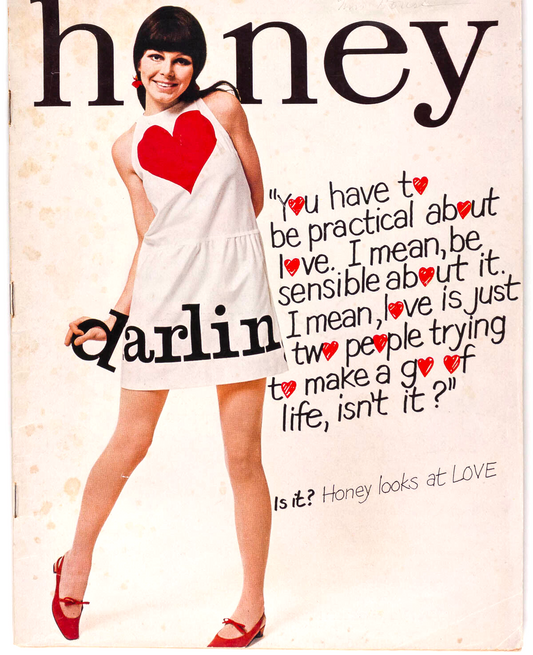 Julie Andrews TWIGGY David Hurn HONEY magazine JILL KENNINGTON Helmut Newton 60s