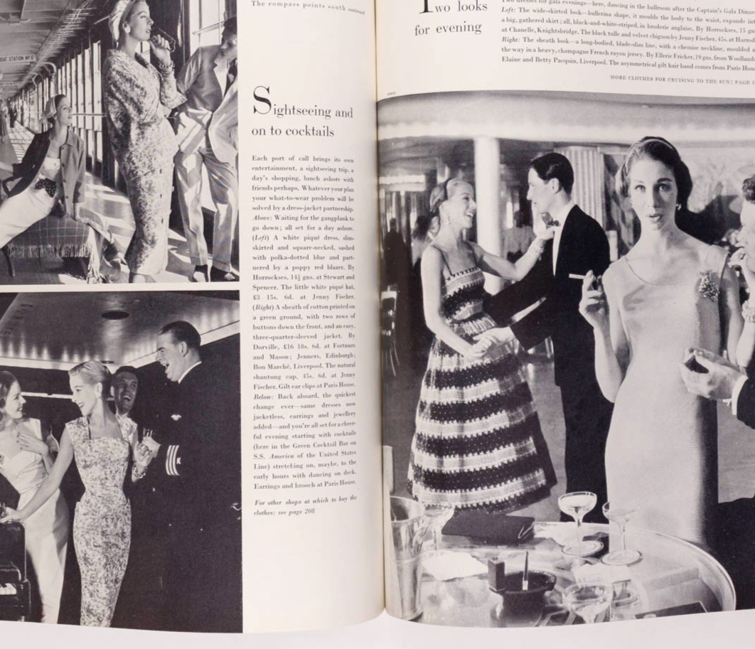 Mary Jane Russell VIVIEN LEIGH Marlene Dietrich VOGUE 1955 November NOEL COWARD