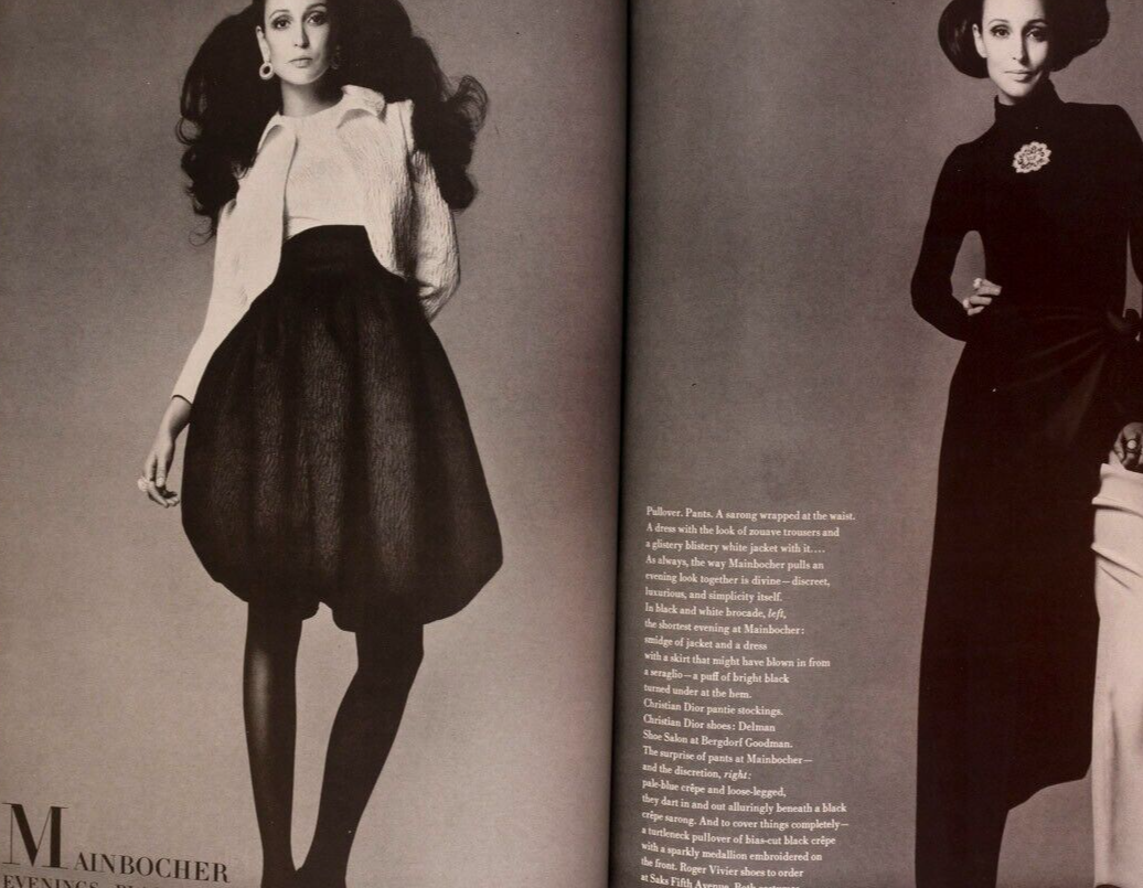Francoise Rubartelli NAOMI SIMS Audrey Hepburn VOGUE magazine 1968 November PENN
