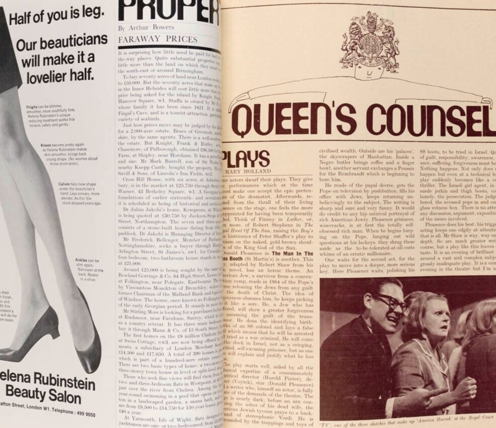 Colin Tennant DONYALE LUNA Courreges HELMUT NEWTON Celia Hammond QUEEN magazine