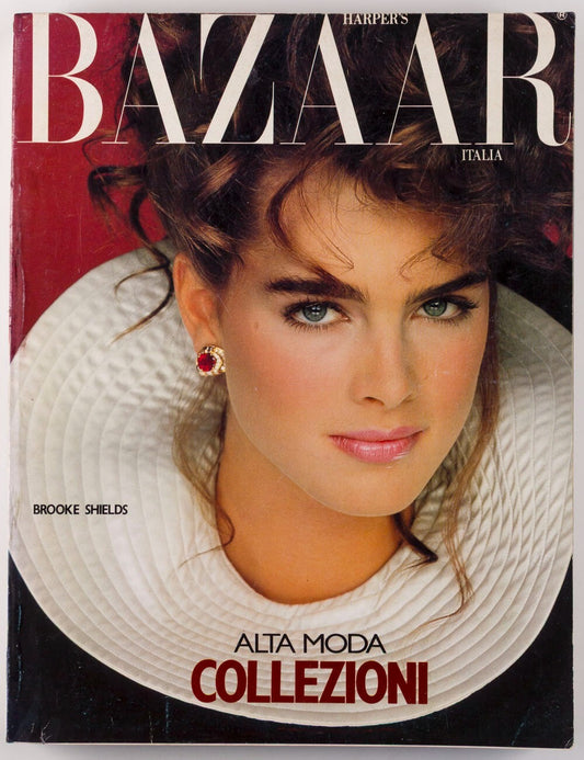 BROOKE SHIELDS Joe Eula MARIEL HEMINGWAY Harpers Bazaar Italia 9 September 1981