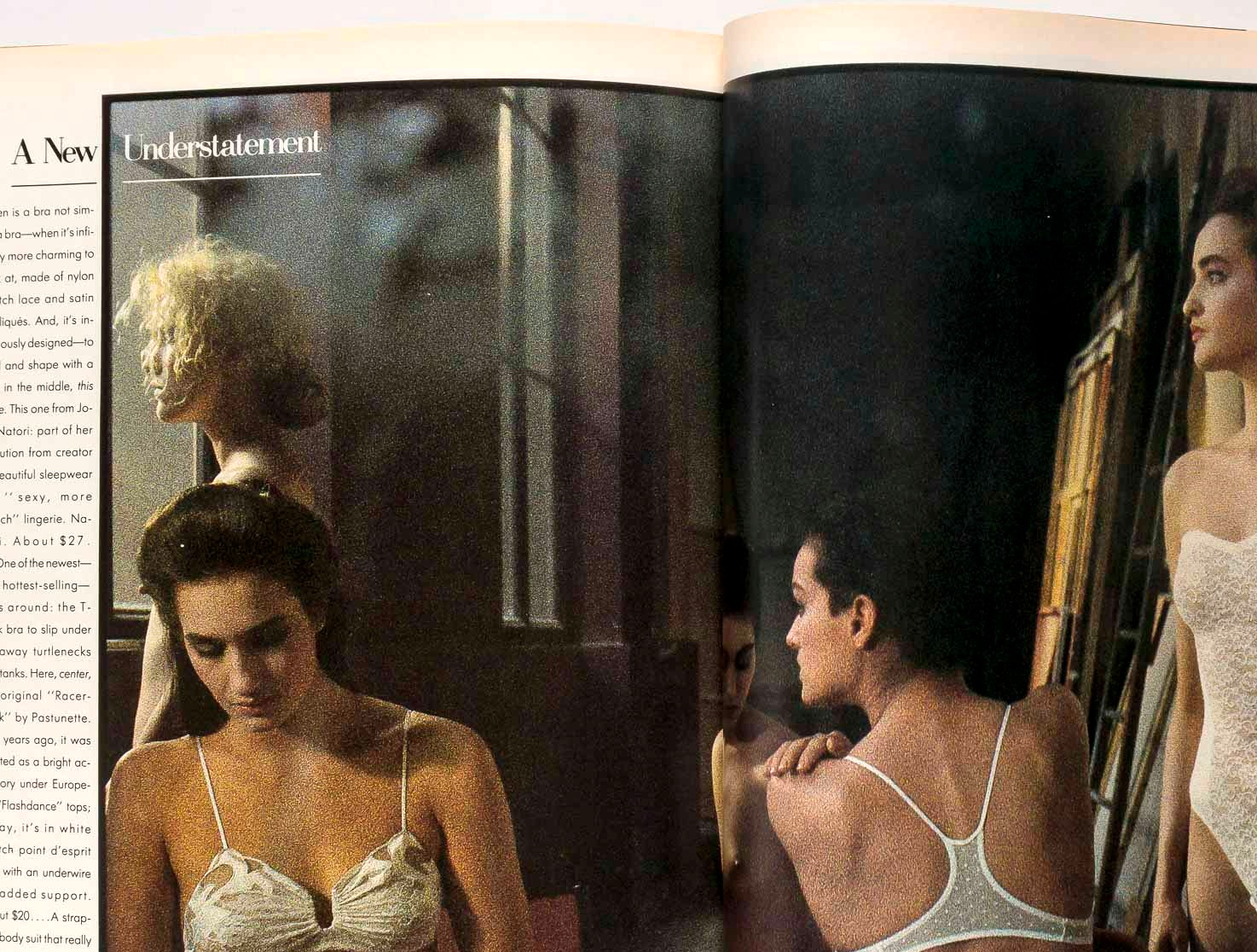 Alexa CHRISTY TURLINGTON Catherine Oxenberg US OGUE March 1986 Tatjana Patitz