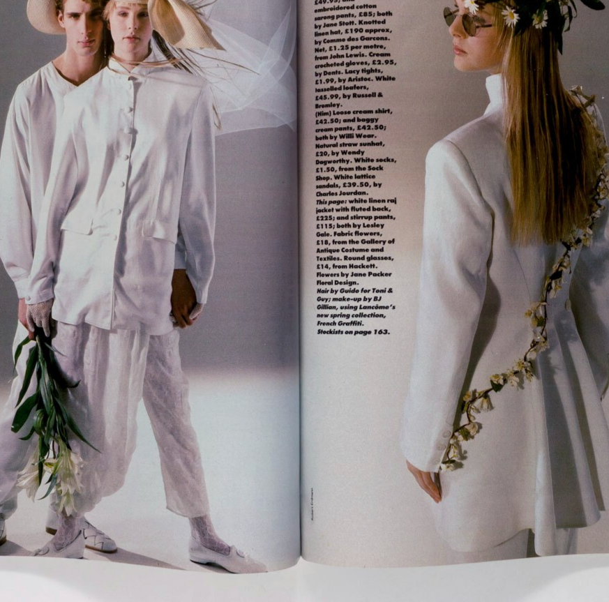 PAULA YATES Bob Geldof IAN CHARLESON Company magazine 1986 April SAM SHEPARD vtg