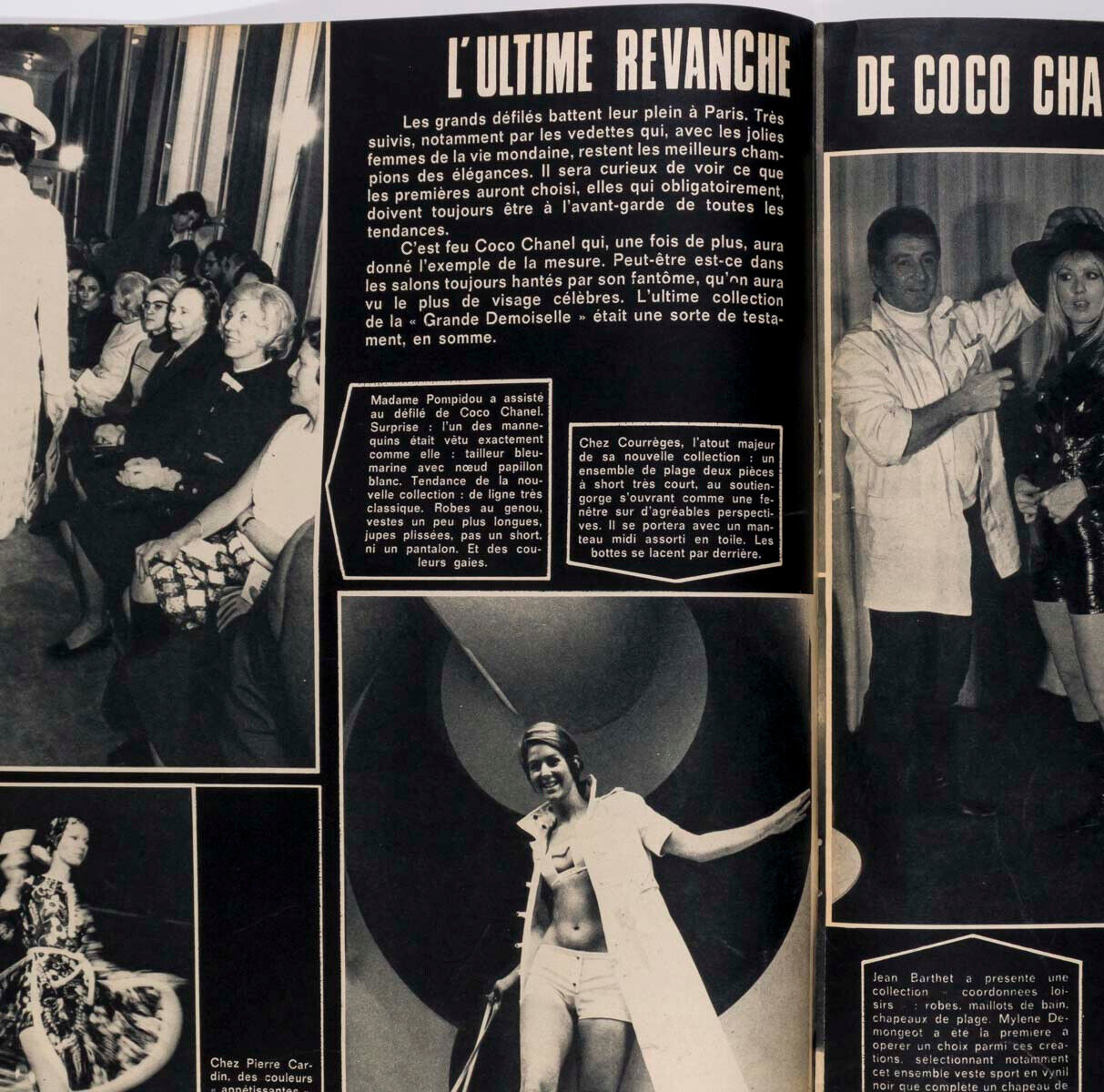 SHARON TATE Julie Andrews CLAUDIA CARDINALE Chanel CARY GRANT Cinemonde magazine