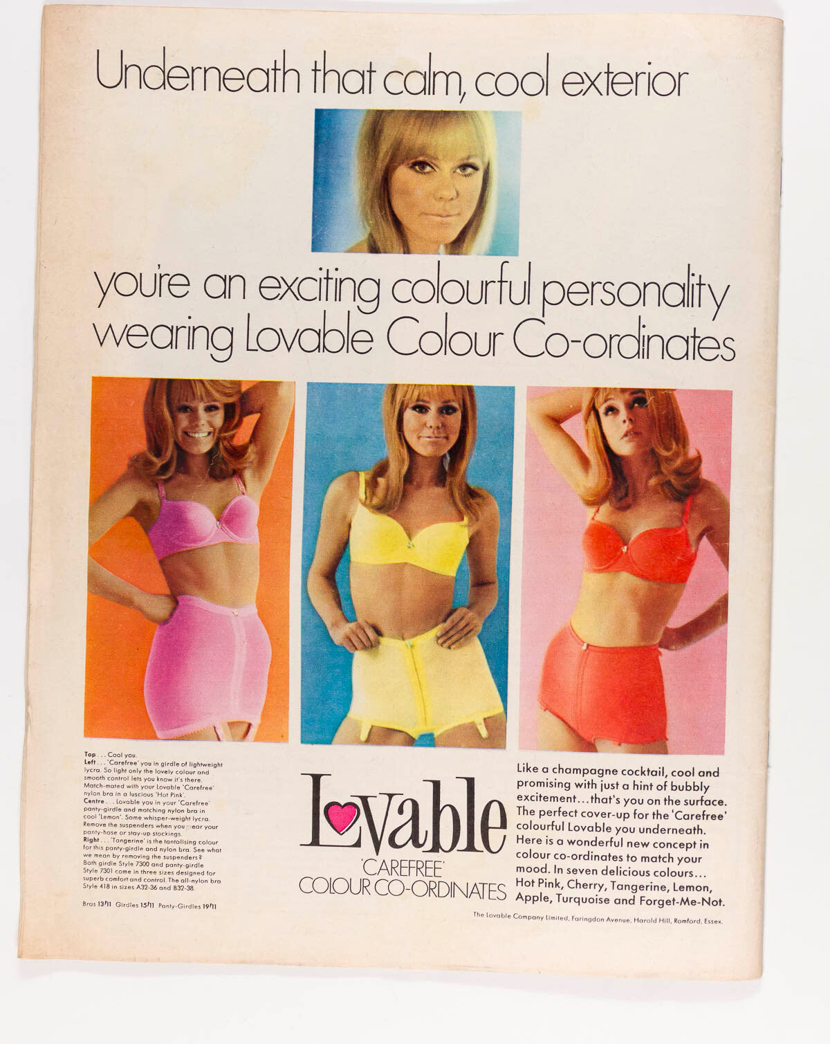 Twiggy JEAN SHRIMPTON Prince Charles MARY FARRIN Knitwear PETTICOAT MAGAZINE vtg